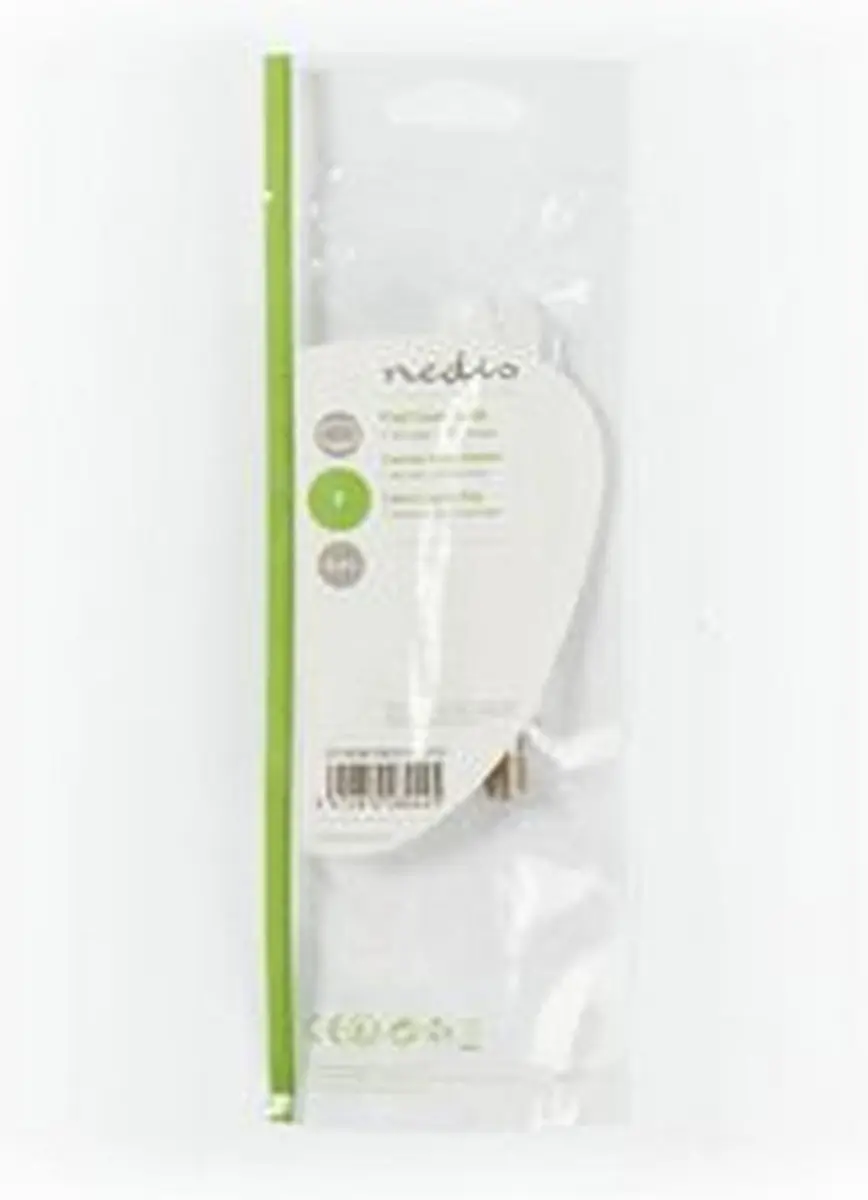 Nedis CSGP41200WT02 Antennekabel F-Female - 0,20m - Wit