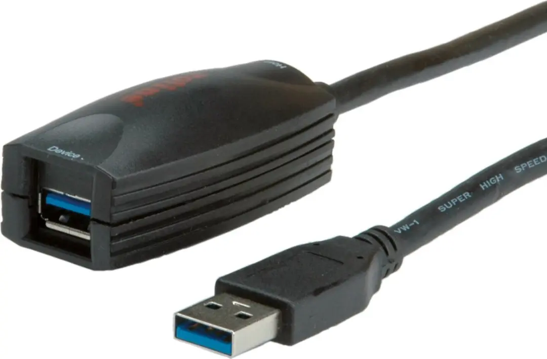 Roline USB 3.2 Gen 1 Actieve Repeater Kabel 5m