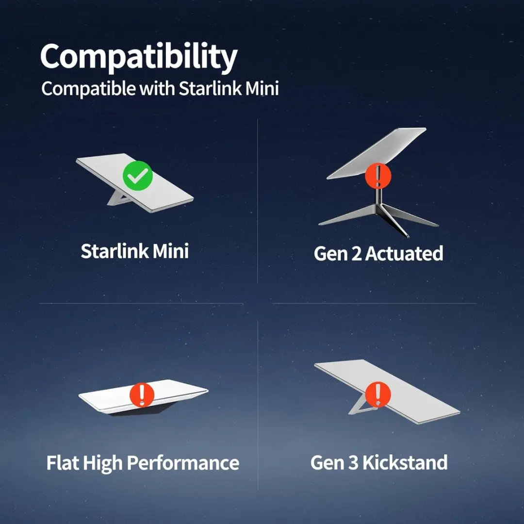 NÖRDIC Voedingskabel 5m 12-24V Starlink Mini - 7A - Grijs