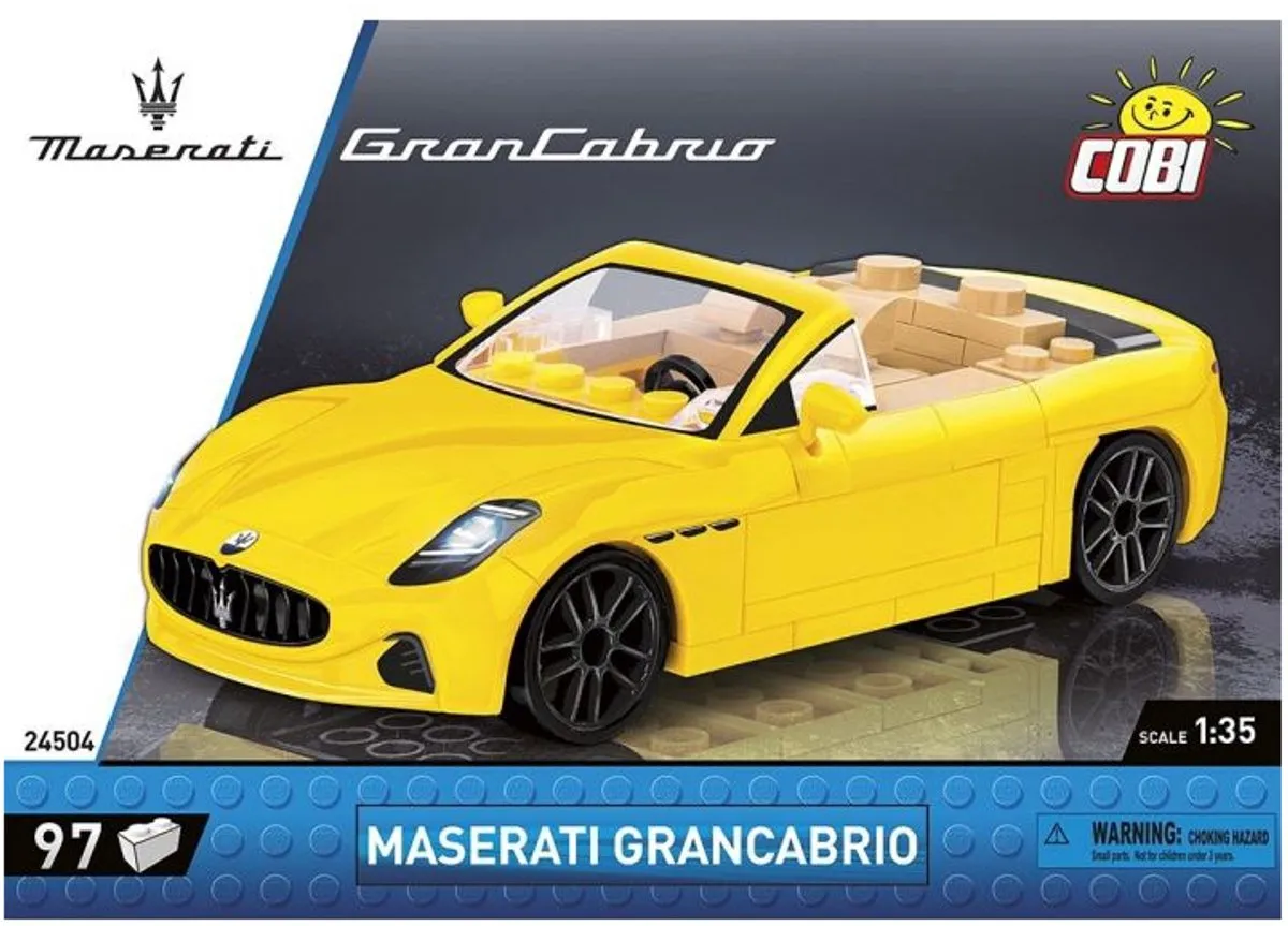 Cobi Maserati GranCabrio - COBI-24504 - 97 Stukken - Meerkleurig