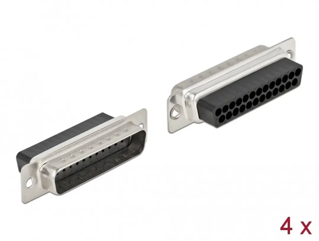 Delock D-Sub 25 Pin Crimp Male