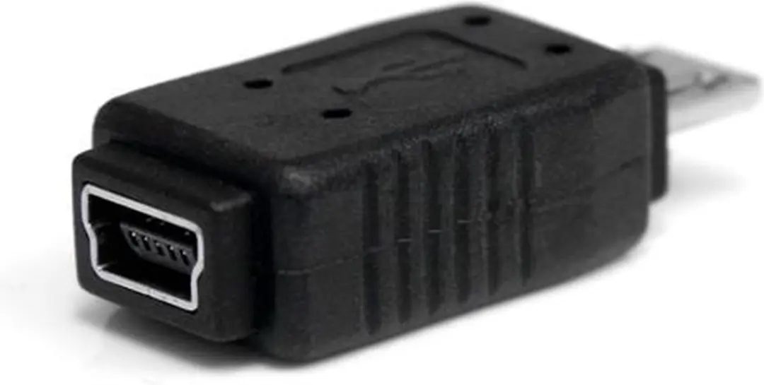 Startech Micro USB naar Mini USB 2.0 Adapter M/F - Zwart