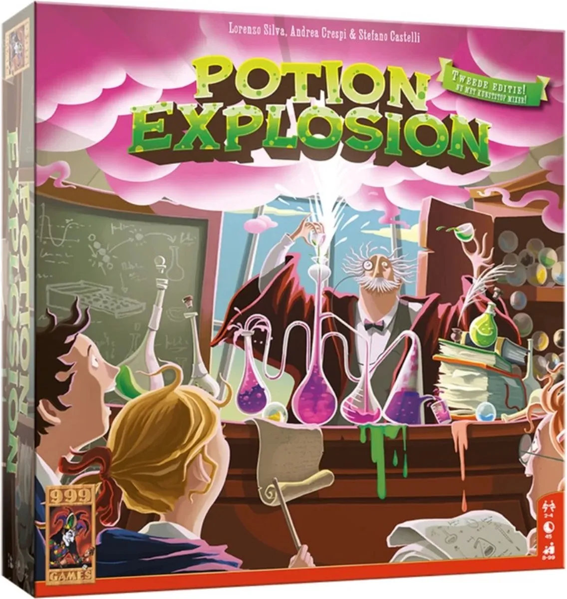 999 Games Potion Explosion Vernieuwde Versie Bordspel - 2-4 Spelers