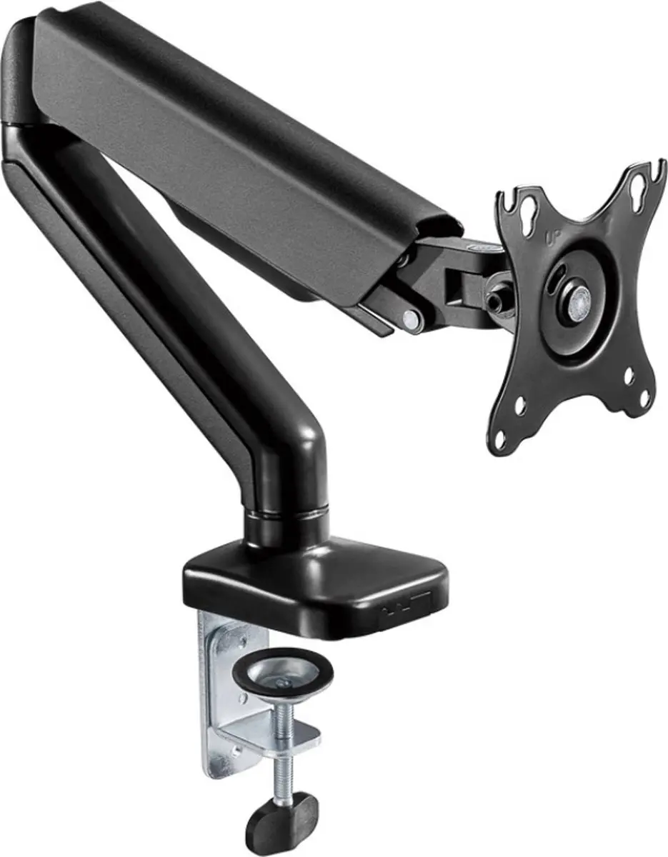 Goobay Bureaubeugel Monitor 32" - Zwart - afbeelding 6 van 6