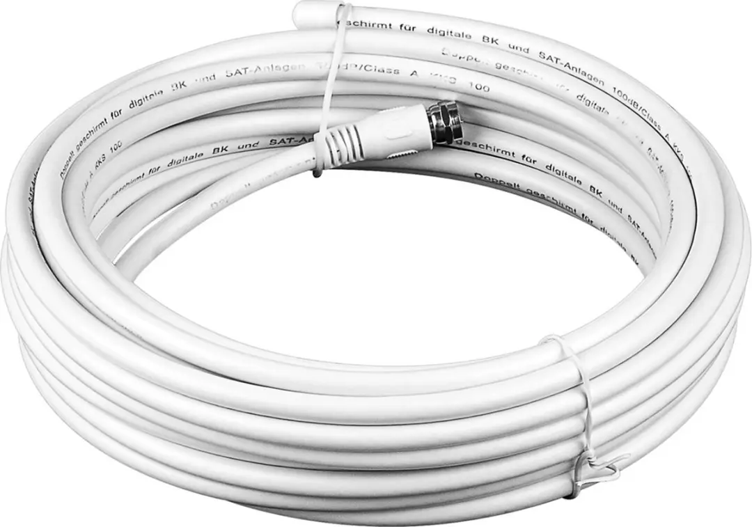 Goobay Coaxkabel Installatieset 20m - Wit