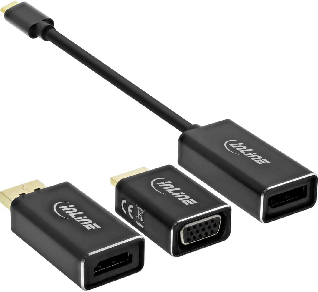 InLine USB Display Converter Set 6-in-1 64109B
