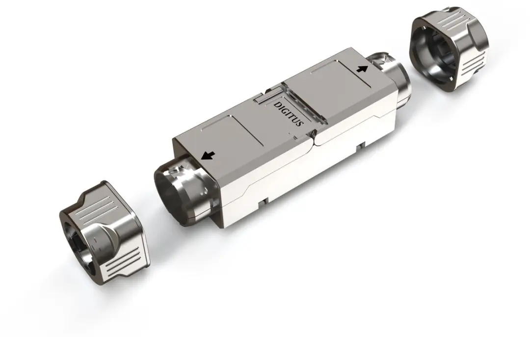 Digitus DN-93912 RJ45-koppeling CAT 6A - Zilver