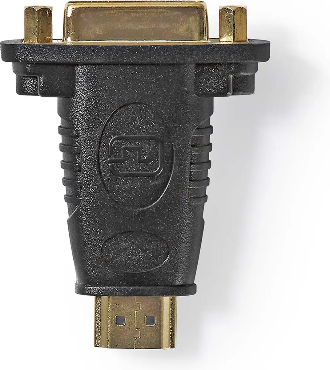 Nedis HDMI naar DVI-D Adapter CVGP34910BK - Verguld - Zwart