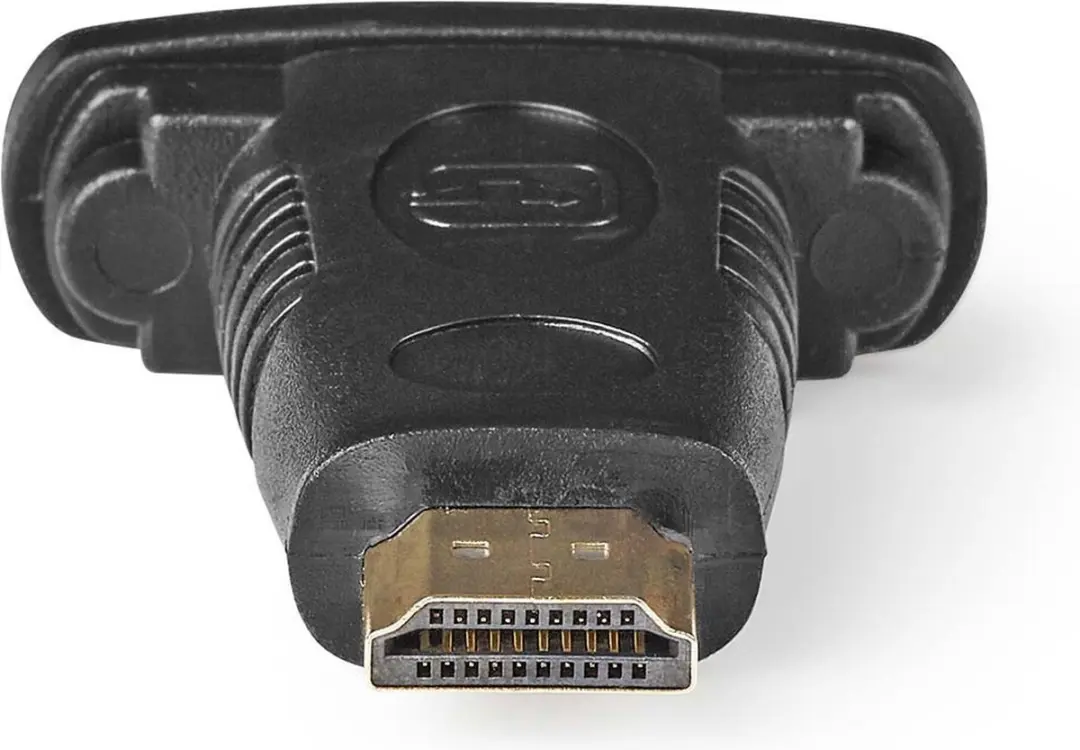 Nedis HDMI naar DVI-D Adapter CVGP34910BK - Verguld - Zwart