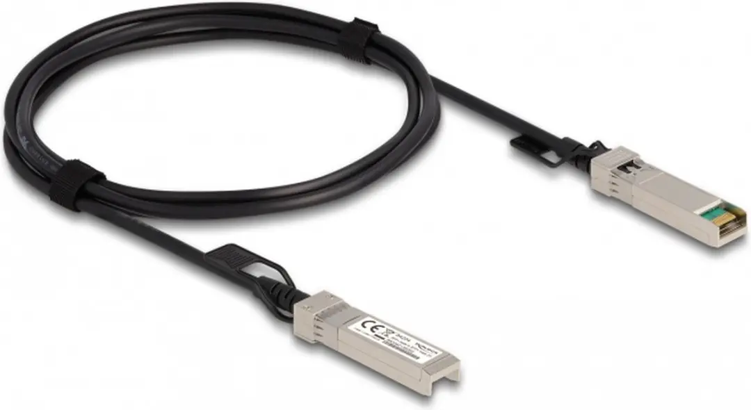 Delock SFP+ Twinax Kabel 2m - Zwart/Zilver
