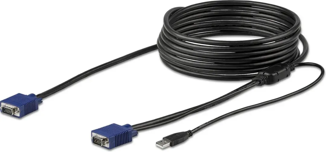 Startech RKCONSUV15 KVM-Schakelaar - Zwart
