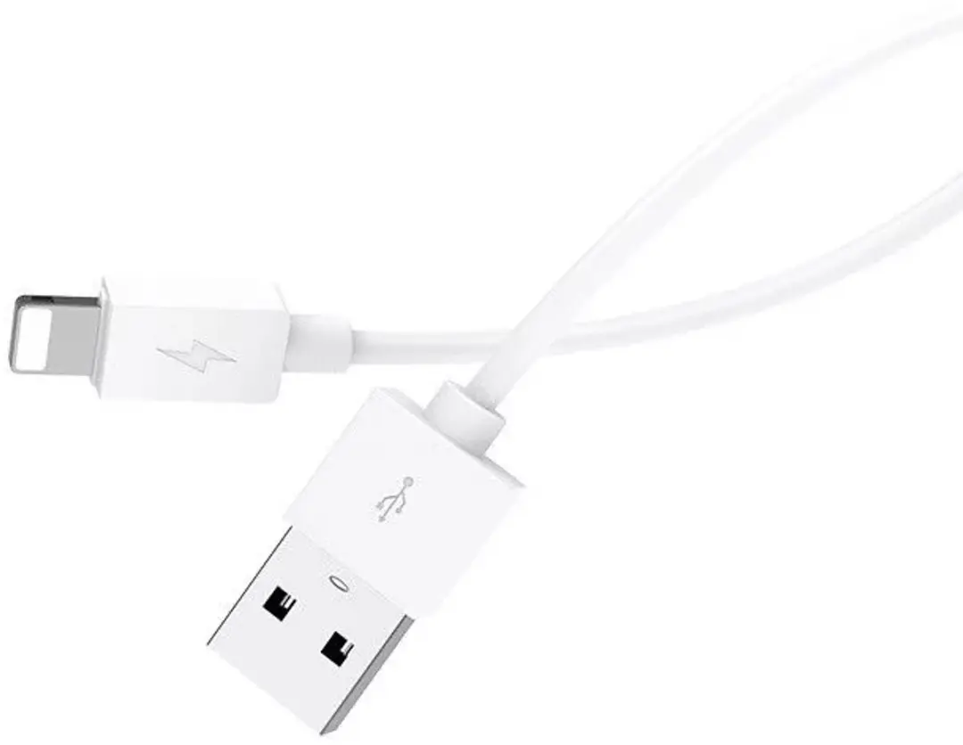Hoco Lightning naar USB Kabel 2.1A - 2m - Wit