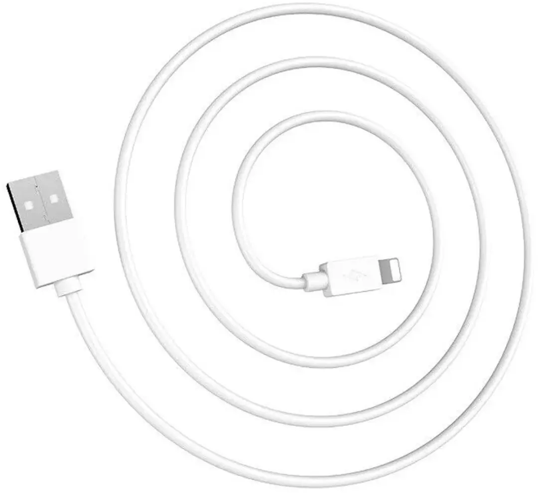 Hoco Lightning naar USB Kabel 2.1A - 2m - Wit