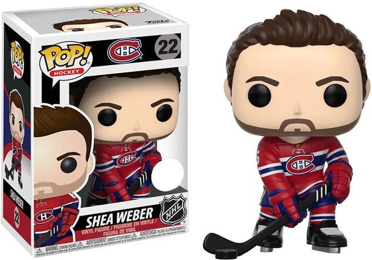 Funko NHL Pop Shea Weber #22 - Hockey Vinyl Figuur - Rood - afbeelding 2 van 2