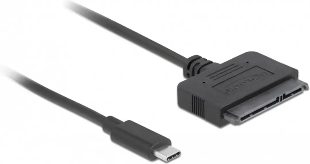 Delock USB Type-C naar 22-pins SATA 6Gb/s Converter - Zwart