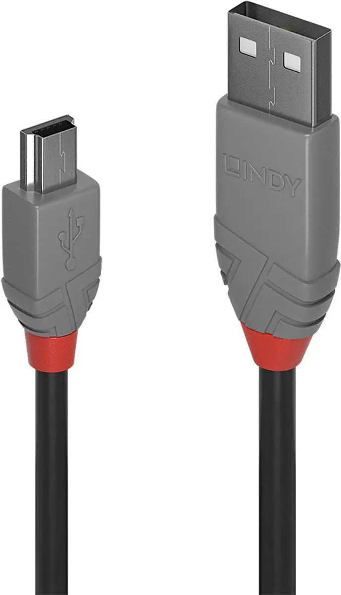 Lindy USB 2.0 Type A Mini-B Kabel 2M