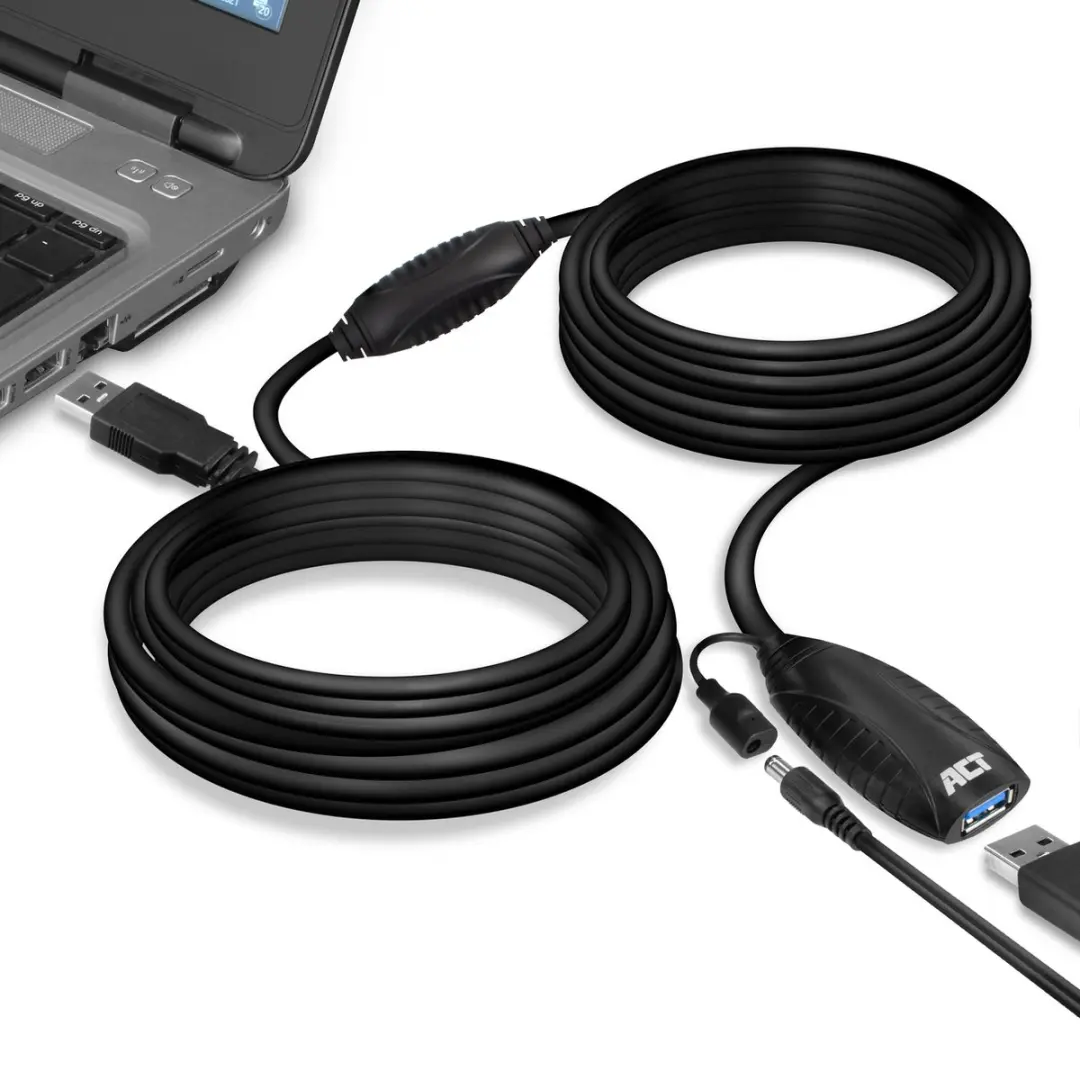 ACT USB Booster AC6110 - 10m - Zwart - afbeelding 6 van 6