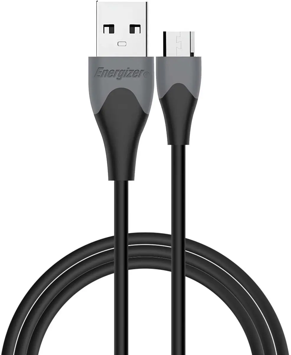 Energizer USB-A naar Micro-USB Oplaadkabel 1.2m - Zwart - afbeelding 6 van 6