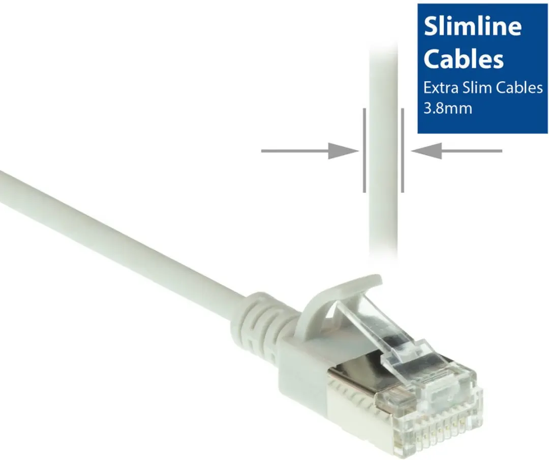 ACT DC7007 Grijze CAT6A Patchkabel 7m - LSZH U/FTP - afbeelding 6 van 6