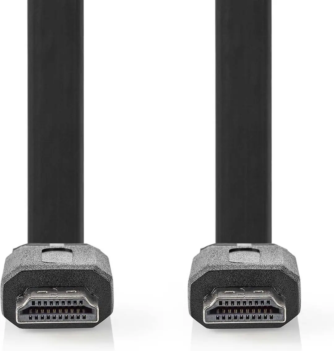 Nedis HDMI-Kabel CVGP34100BK20 4K 10.2Gbps 2m - Plat - Zwart