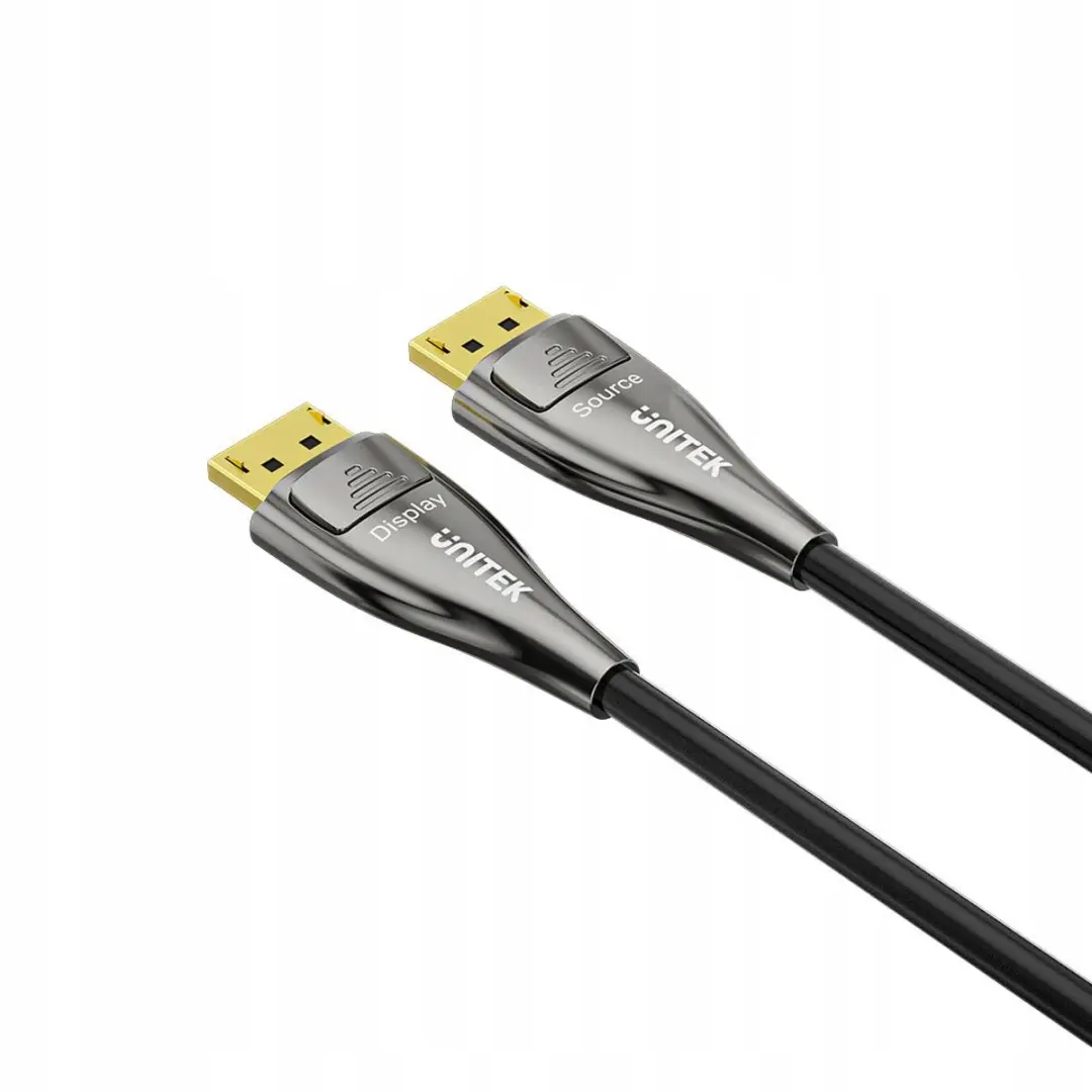 Unitek Glasvezel DisplayPort 2.1 Kabel 8K 120Hz - 30m