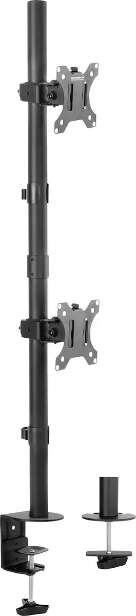 SpeaKa Professional SP-MM-420 Monitorbeugel 2x 33,8-81,3cm - Zwart - afbeelding 6 van 6