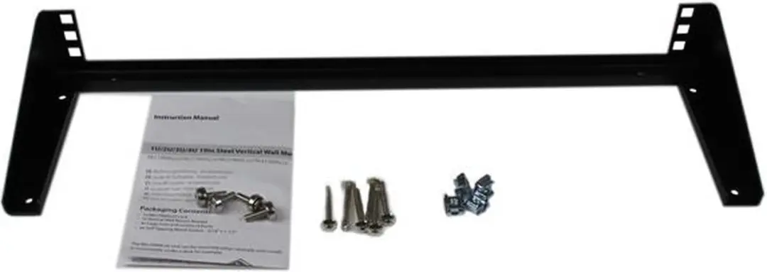 Startech RK119WALLV Serverrack Wandbeugel 1U - Zwart