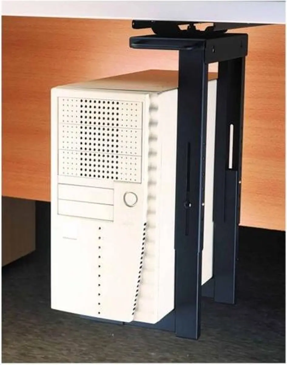 Lindy PC-Haltering 40284 - Onderbouw - Uittrekbaar - Zwart - afbeelding 6 van 6