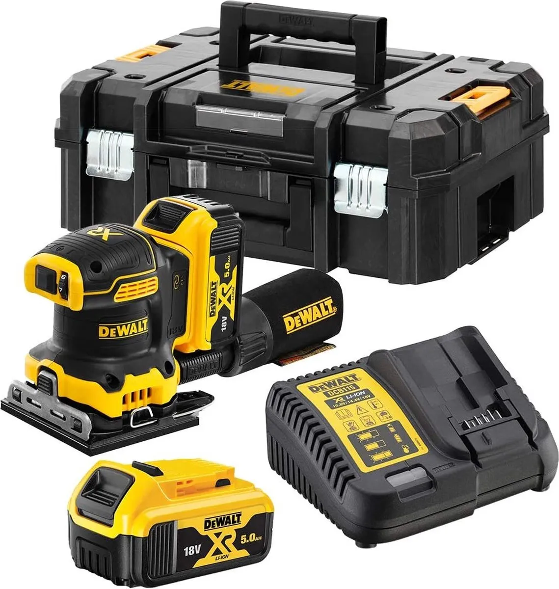 DeWalt DCW200P2 Vlakschuurmachine 18V