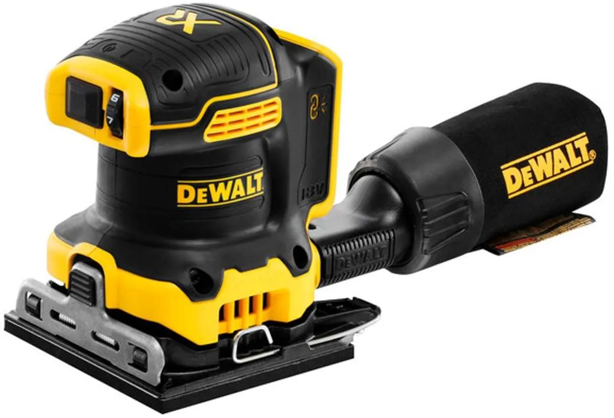 DeWalt DCW200P2 Vlakschuurmachine 18V - 2x 5.0Ah Accu
