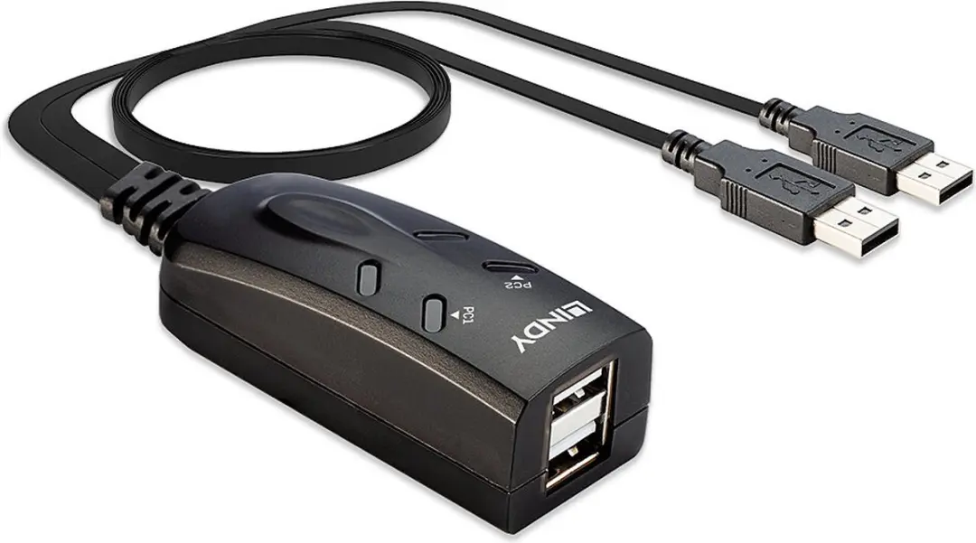 Kabel KVM LINDY 32165 Zwart
