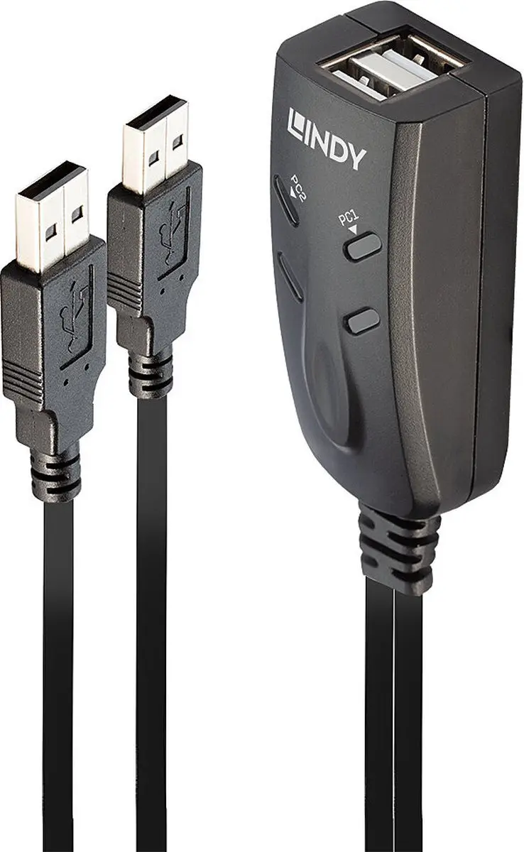 Kabel KVM LINDY 32165 Zwart