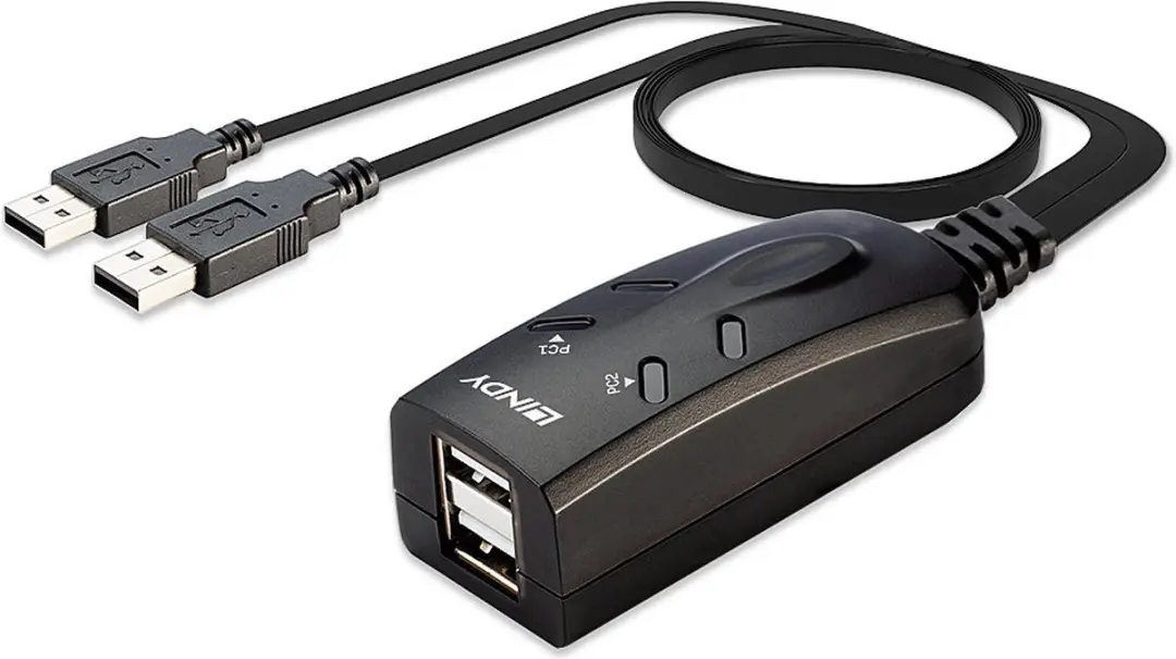Kabel KVM LINDY 32165 Zwart