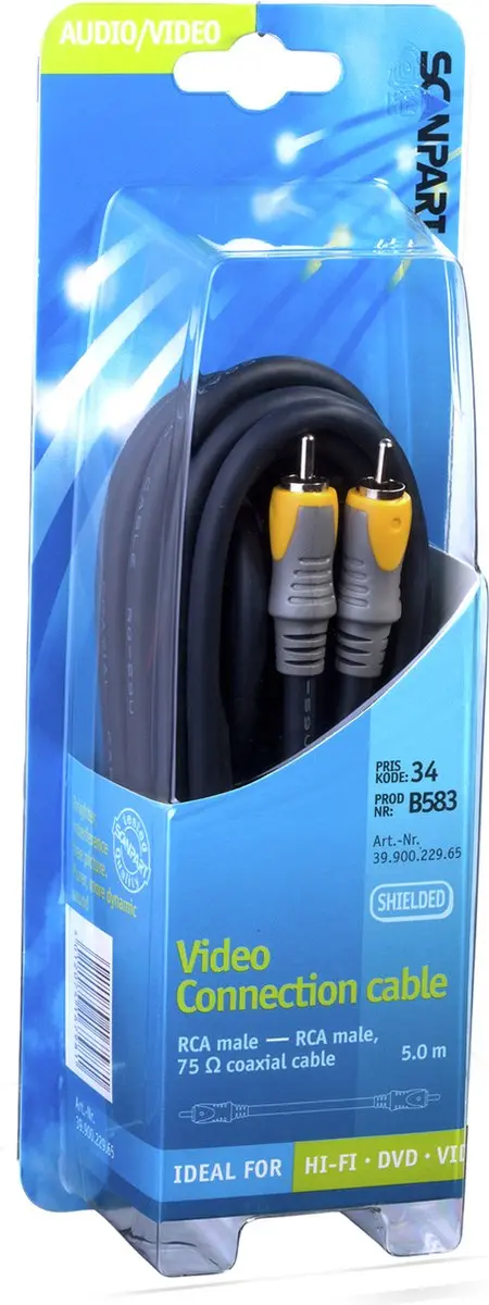 Scanpart Coax Audiokabel 5.0m