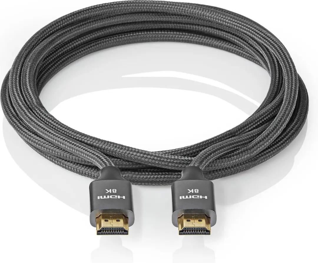 Nedis Ultra High Speed HDMI-kabel 8K 48Gbps 2m Gun Metal Grijs