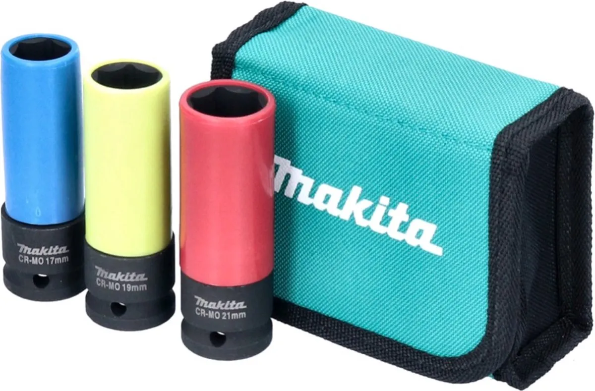 Makita E-12354 Automotive Krachtdoppenset 1/2" - 3-delig
