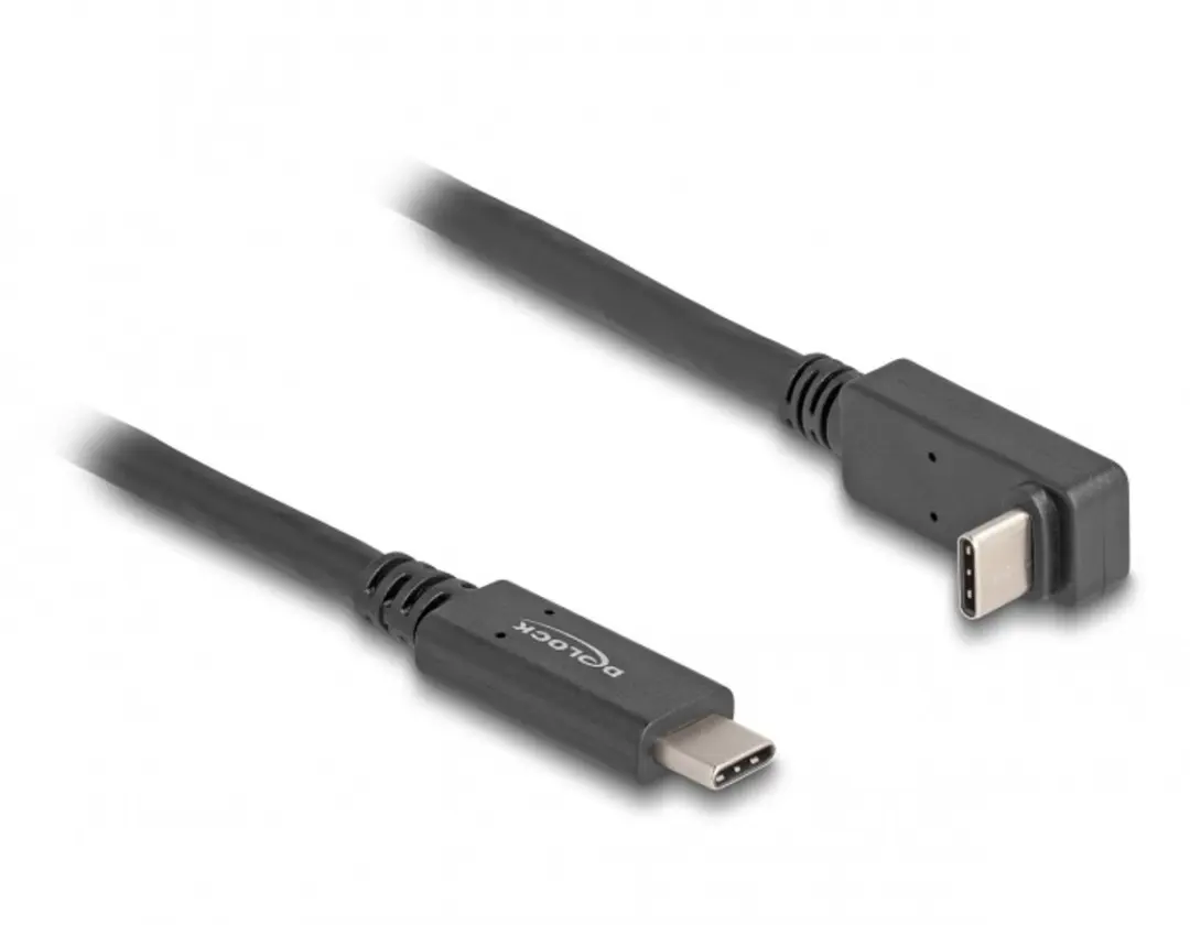 Delock USB-C Kabel Haaks 5Gbps PD 60W 4K60Hz