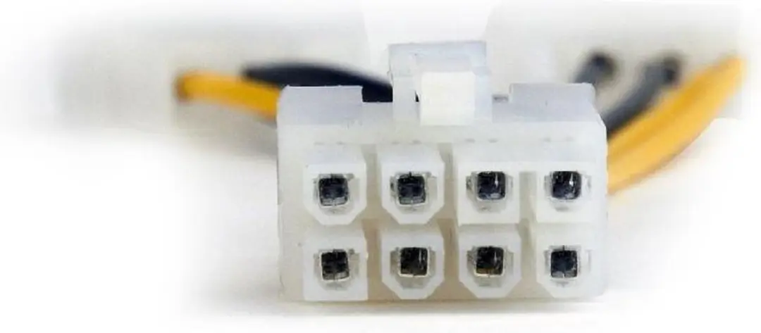 InLine PCIe 8-pins naar 2x SATA Adapter - 15cm - Wit