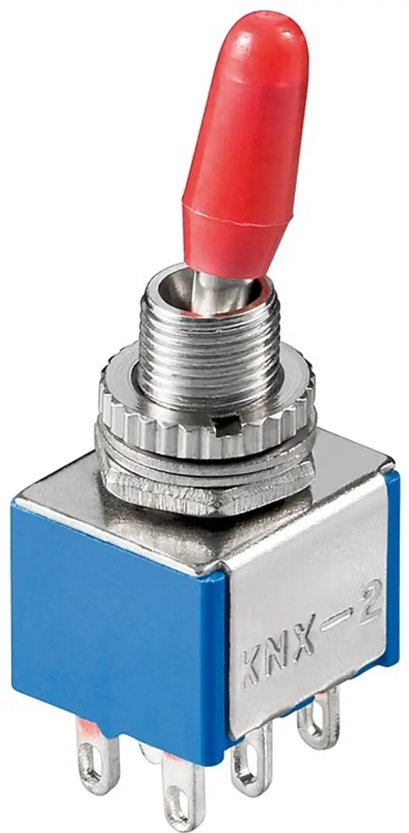 Goobay Toggle Switch Miniatuur 2x ON-ON 6-polig