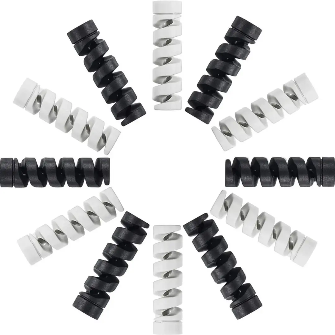 Selected Flexibele Siliconen Kabelbeschermers 12 Stuks