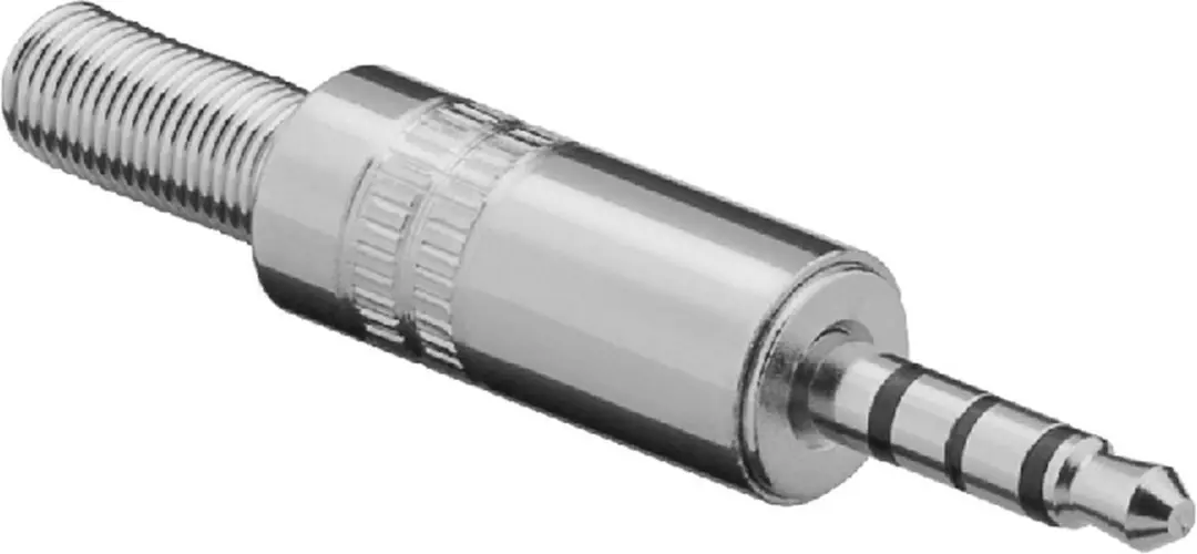 Goobay 3,5mm Jack Connector - 4-polig - Metaal - 10 Stuks