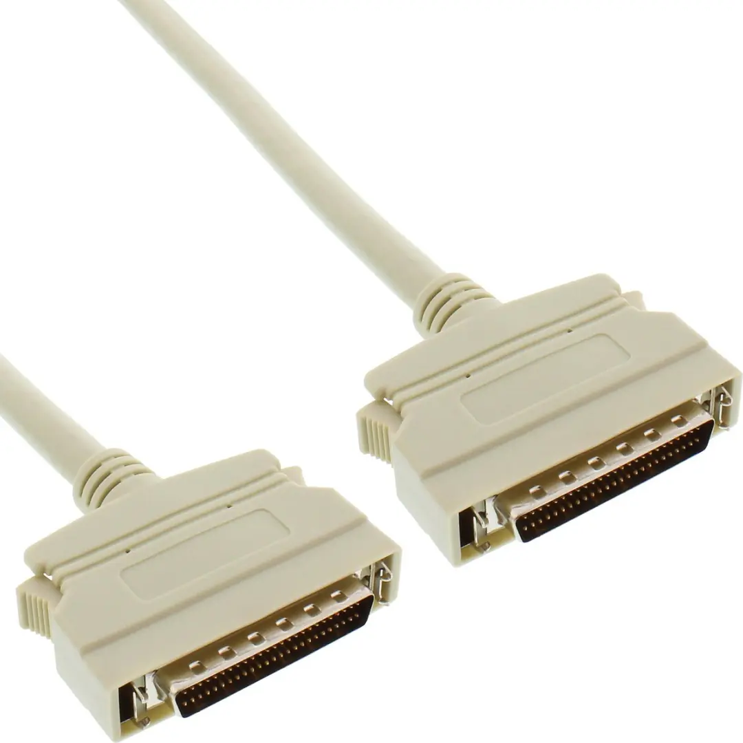 InLine SCSI II Kabel 50-pin Mini Sub-D Male/Male 1m
