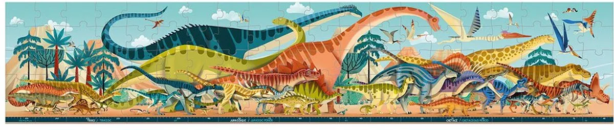 Janod Dino Puzzel 100 Stukjes - Dinosaurus