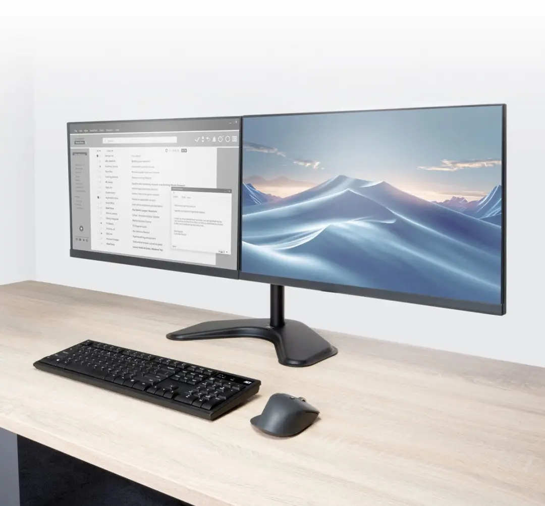 ACT Monitorarm AC8363 - 2 Schermen - 10-32" - Zwart - afbeelding 6 van 6
