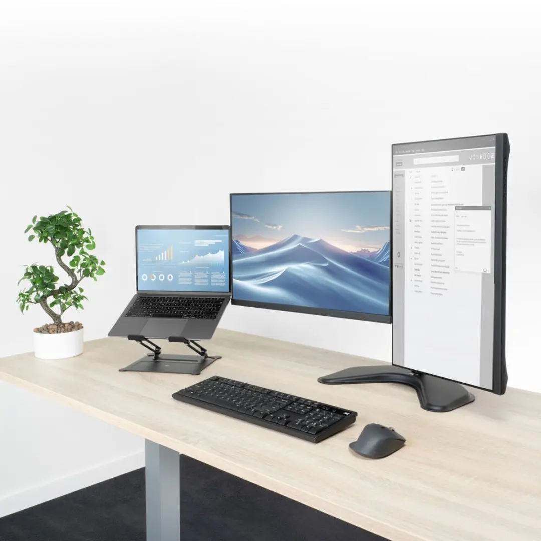 ACT Monitorarm AC8363 - 2 Schermen - 10-32" - Zwart