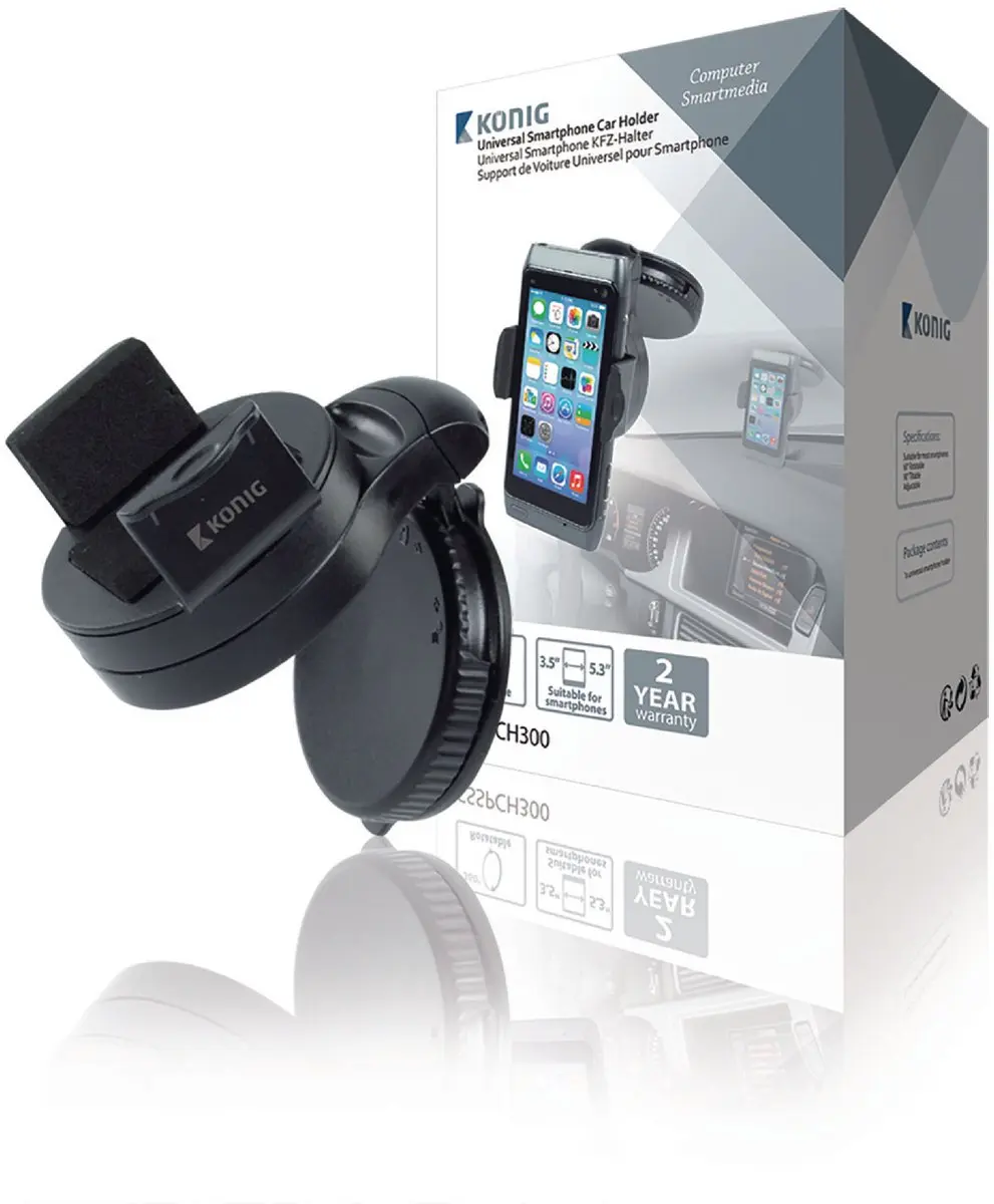 Konig Universele Smartphone Autohouder CSSPCH300 - afbeelding 6 van 6