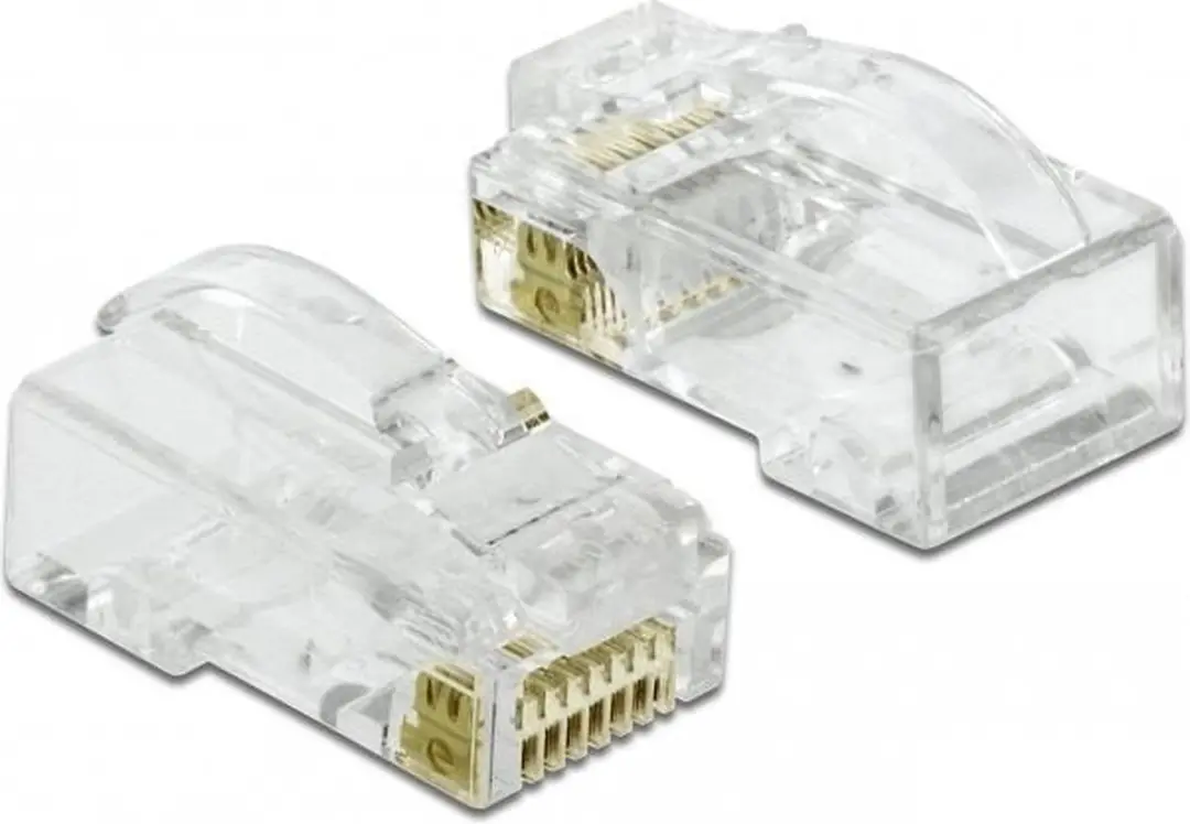 Delock RJ45 Cat.6 UTP Crimppluggen - 20 Stuks Transparant