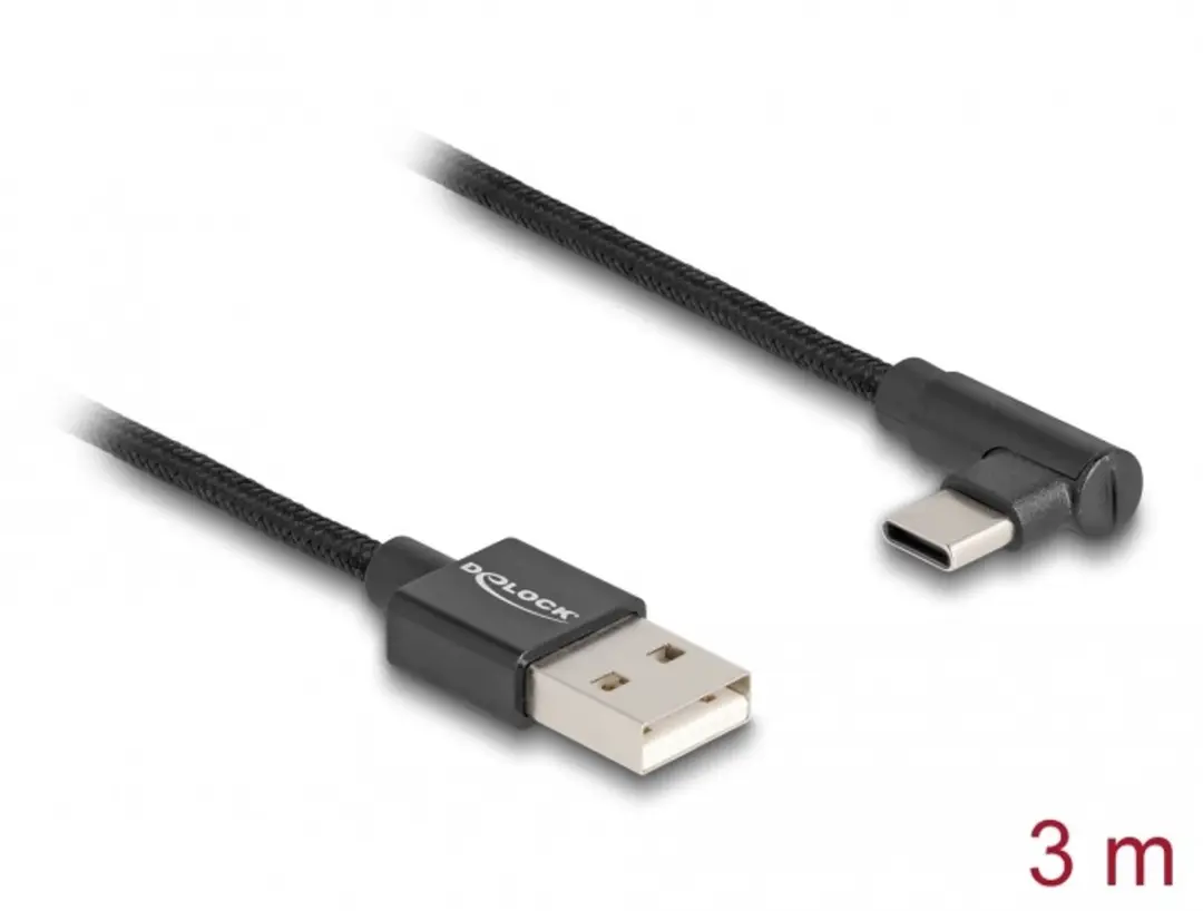 Delock USB 2.0 Kabel A-male naar C-male