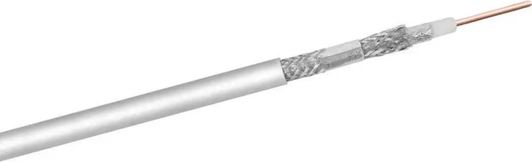 Goobay 110166 Coaxiale Kabel 120dB - 4x Afgeschermd - 10 Stuks
