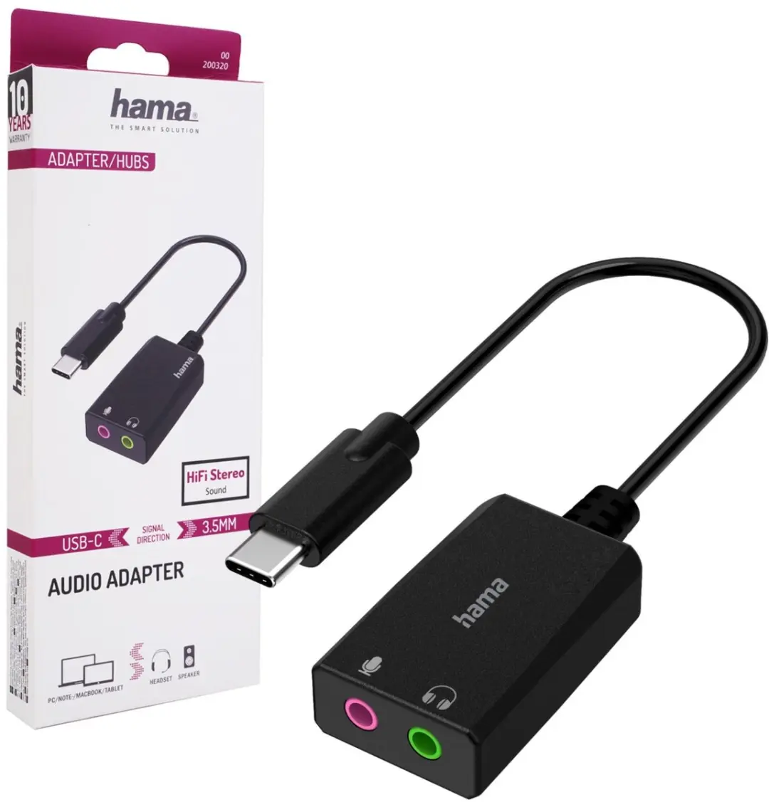 Hama USB-C Geluidskaart 00200320